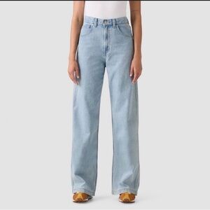 Levi's Cinch Waist Baggy Jeans in Light Blue NWT